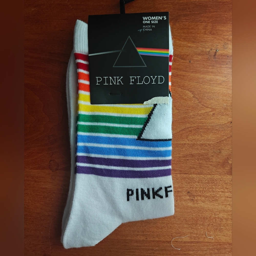 NWT Pink Floyd Women's Socks Dark Side Of The Moon Set - Picture 3 of 4